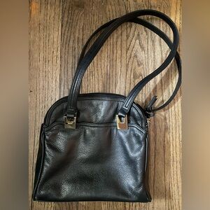 Colletta Black Genuine Leather Handbag